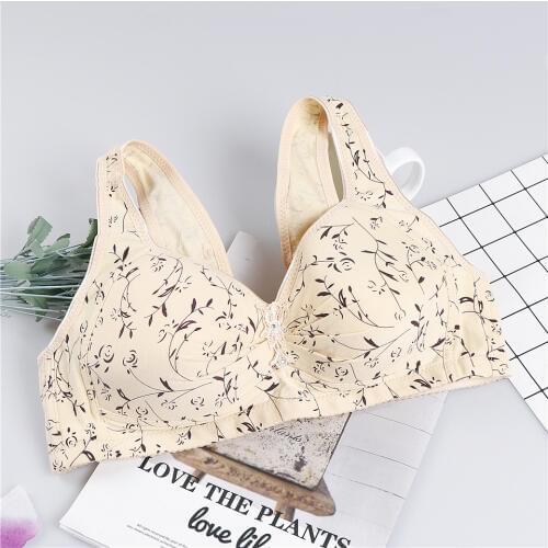 New Four-breasted Plus Size Bra Thin bra For Woman Racerback Push Up Cotton Brassiere Wireless C D Cup Bras Underwears