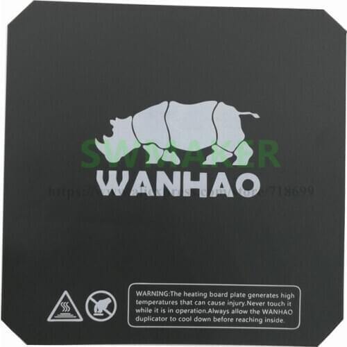 1pcs 220x220mm Wanhao i3 V2.1 3D printer spare parts printing heated bed sticker similar with Buildtak i3 heated plate