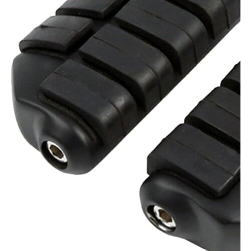 2 Pieces Aluminum Alloy Foot pedals Foot Pegs Footpads for Harley FXST FXWG