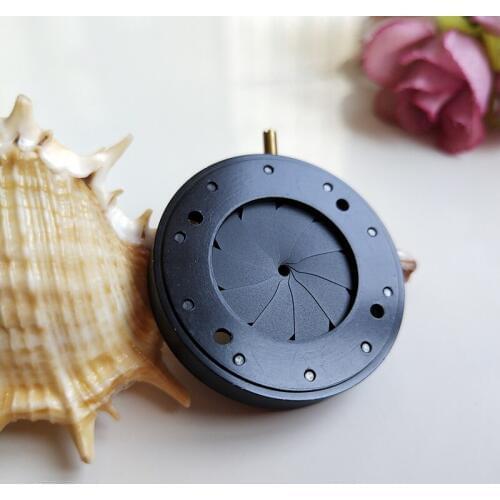 20pcs 1.5-18.7MM Amplifying Zoom Optical Iris Diaphragm Aperture Condenser 10 Blades for Digital Camera Microscope Adapter