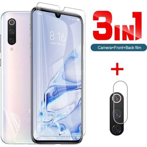 3-in-1 Tempered Glass And Hydraulic Film For Xiaomi Redmi 9 9 SE Screen Protector For Xiaomi Redmi 9 Pro 10t 10t Pro Lens Film