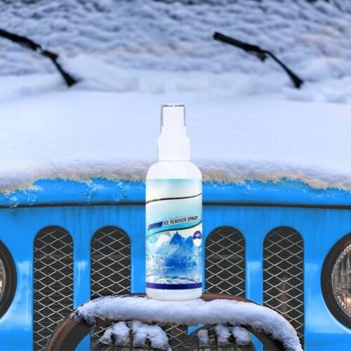 30/50ml Car Agent Glass Spray Melting Snow Agent Winter Window Defrosting Snow Spray Ice-Off Spray Tools Anti-Icing Kit