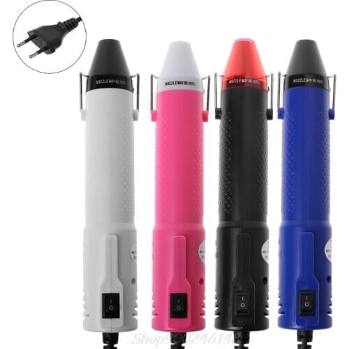300W 220V Mini Heat Gun Shrink Hot Air Temperature Electric Power Nozzles Tool DIY Embossing EU Plug Jy16 20 Dropship