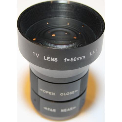 50mm Brennweite Manuelle Iris CCTV-Objektiv - C-Mount