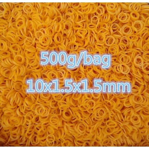 500g/bag 10x1.5 mm Elastic Rubber Bands For Office Stationery Supplies Stretchable Rubber Elastics Band Rubber Ring/Latex Ring
