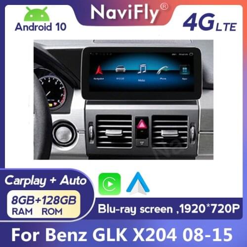 8+128 Android 10 Car DVD Radio For Mercedes benz GLK Class X204 2008-2015 auto audio car stereo gps navigation multimedia player