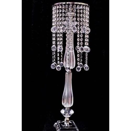 Free-shipment flash acrylic clear flower stand road lead decorat wedding centerpiece chandelier for party event home decoration