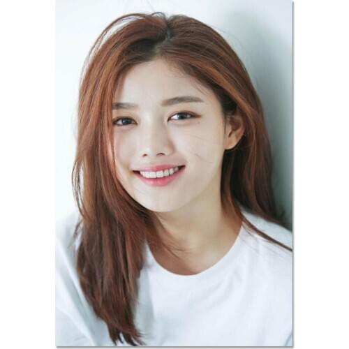 Poster Custom Kim Yoo Jung Canvas Poster Art Home Decoration Cloth Fabric Wall Poster Print Silk Fabric 30X45cm40X60cm