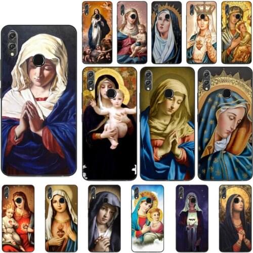 YNDFCNB Virgin Mary Phone Case For Huawei Honor 8 8S 8X 8A 9 9X 10 20 Lite 7C 7A 10i 20i