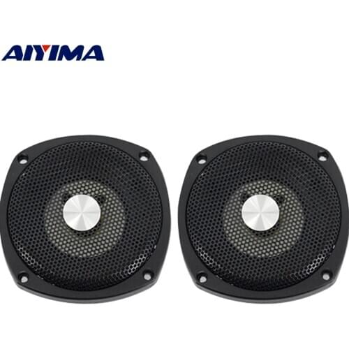 AIYIMA 2Pcs 3.5 Inch Midrange Audio Speaker 8 Ohm 15W Loudspeaker Driver DIY Home Theater Passive Audio Music HiFi Speaker