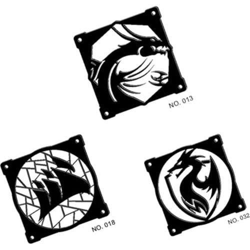 DIY 12cm*12cm Fan Cover Acrylic Cover use for 120mm Radiator 120mm Fan Cool Logo for Computer Case Cooling