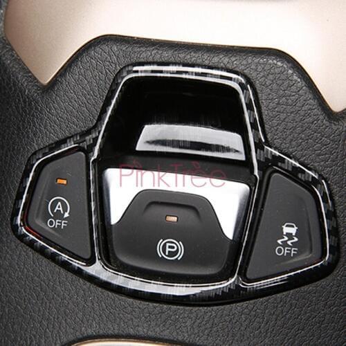 For Jeep Renegade 2016 2017 2018 Interior Door Glass Button Panel Cover Trim Carbon Fiber Color SUV Styling Accessories