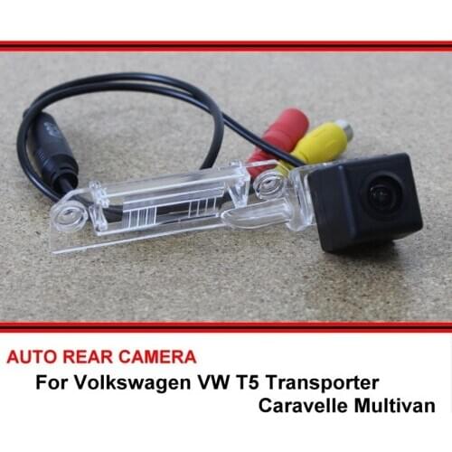 For Volkswagen T5 Transporter Caravelle Multivan 2003~2015 HD Car Reverse Backup Rearview Parking Rear View Camera Night Vision