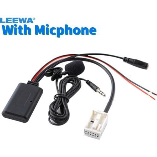 LEEWA Car Wireless Bluetooth Module Receiver Stereo Music AUX Adapter For BMW 3 Series (E90/E91/E92/E93) Audio AUX Cable #CA6288