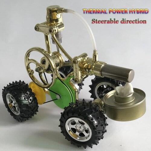 Stirling Engine Model Steam Physics Science Technology Science Car Power Generation Experiment Toy Horizontal Bar Engine