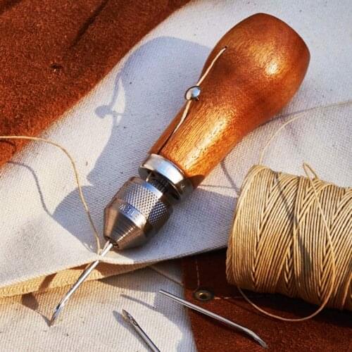 Stitcher Sewing Awl Kit DIY Craft Supplies for Leather Stitching Sail and Canvas Heavy Repair tools