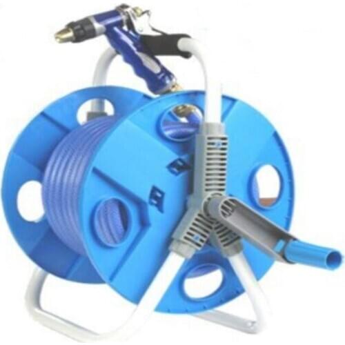 Portable Handy HOSE REEL Garden Hose Reels with water gun and water band