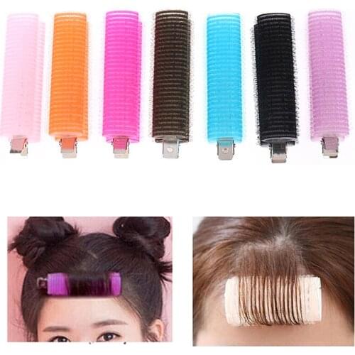 Professional Hairdressing Tool Hair Roll Bangs Curling Tube Fluffy Hair Clip Hair Pins Curling Iron DIY Fluffy Clamps Rollers