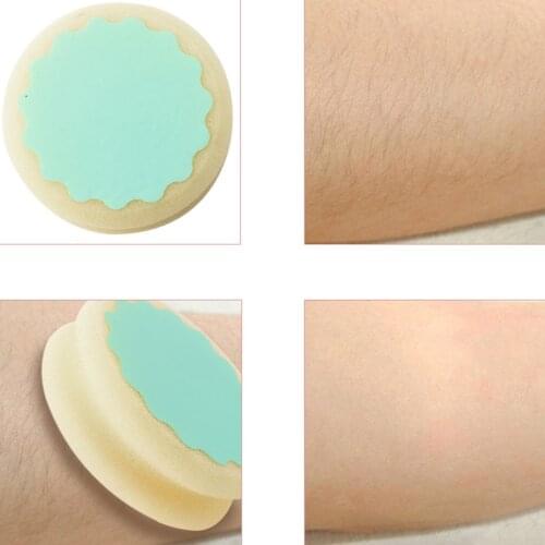Arm Leg Painless Hair Removal Sponge Depilatory Depilation Buffing Sponge