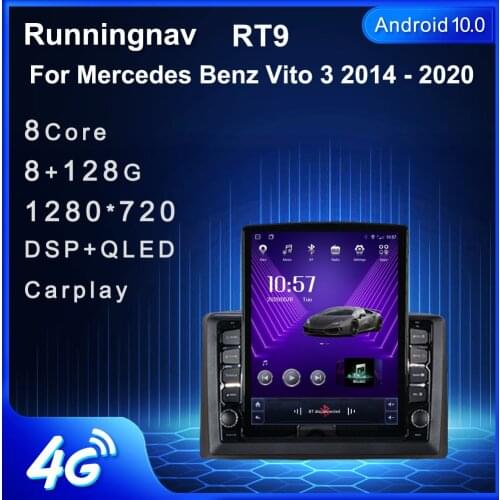 Runningnav For Mercedes Benz Vito 3 2014 20115 2016 - 2020 Tesla Type Android Car Radio Multimedia Video Player Navigation GPS