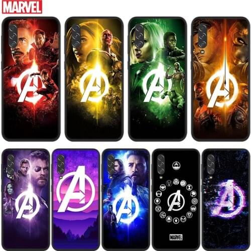 Marvel Avengers Hero Cool For Samsung Galaxy A90 A80 A70S A60 A50S A40S A30S A20E A10S A2 Core 5G Black Soft Phone Case