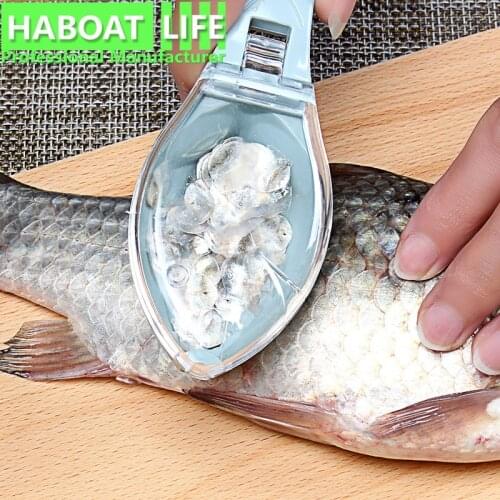 Fish Skin Brush Scraping Fishing Scale Brush Graters Fast Remove Fish knife Cleaning Peeler Scaler Scraper HP1026 H