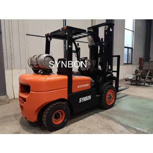 SYNBON 2T,3.0T,3.5T Dual Gasoline Petrol LPG Propane Forklift Truck