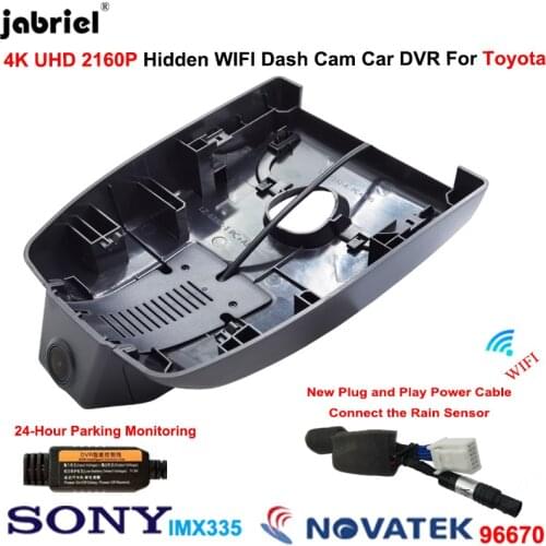 UHD 2160P 4K Car Dvr Dashcam For Toyota Corolla SE XSE XLE L LE Eco E210 2018 2019 2020 2021 For Toyota Levin For Toyota Auris