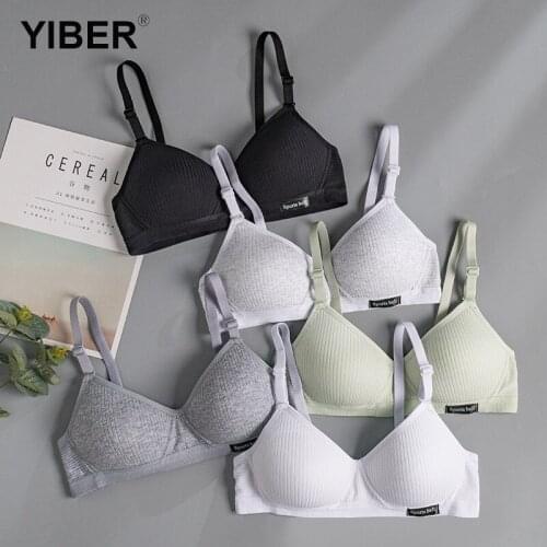 Womens Underwear Cotton Push Up Bra Non-wired Bra Plus Size Seamleass Bralette For Women Gathered Comfort Sexy Lingerie Femme