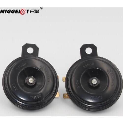The sound of motorcycle horn is loud and bright, and the installation is convenient. 12V is greater than or equal to 105dB