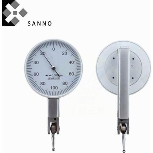 0-0.8mm 0.01mm metric dial indicator mechanical measuring tool 0-0.2mm 0.002 level indicator precision dial test indicator
