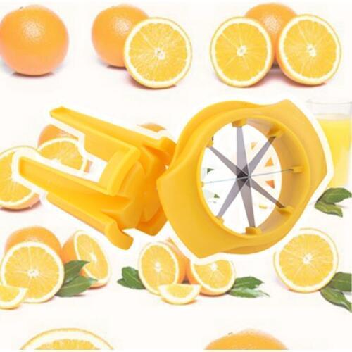 1PC Lemon Lime Orange Slicer Wedger Cutter Squeezer Fruit Garnish Peelers Splitter Kitchen Tool Creative Orange Easy KX 021