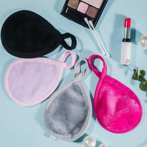 1pc Reusable Makeup Remover Facial Makeup Removal Towel Microfiber Cloth Pads Wipe Face Cleaner Face Care Cleansing Tool