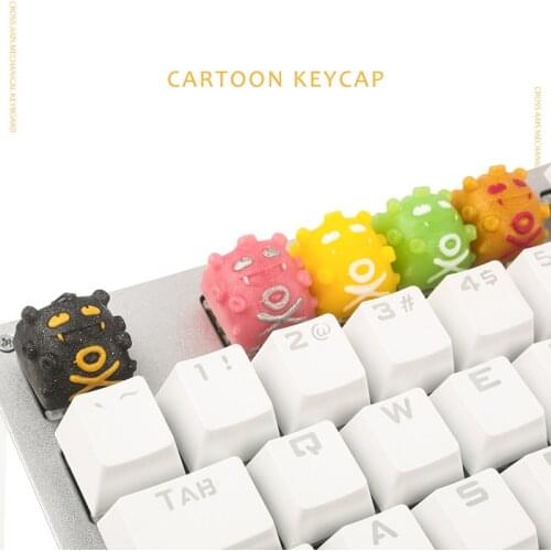 1PC handmade Gas bomb For Mechanical Keyboard Keycap Personalized Cartoon Keycap Game Configuration for Cherry MX R4 R3 R2 R1