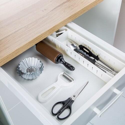 1 Pcs Drawer Liner Cabinets Pad Mat Transparent Non Slip For Wardrobe Cupboard Kitchen SCIE999