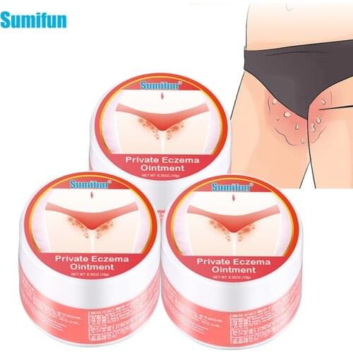 3pcs Herbal Antibacterial Cream Eczema Ointment For Women Men Armpit Skin Privates Body Itching Remove Odor Pruritus Dermatitis