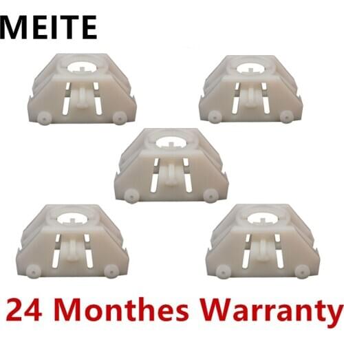 5PCS/Set Plastic White Auto Car Brake Pedal Booster Clip Mount Support Bracket For VW Skoda Vehicles For Seat 1J0721169A