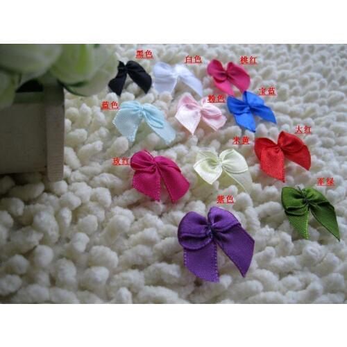 Diy 2.5cm clothes accessories ribbon flower underwear panties small bow decoration free shipping