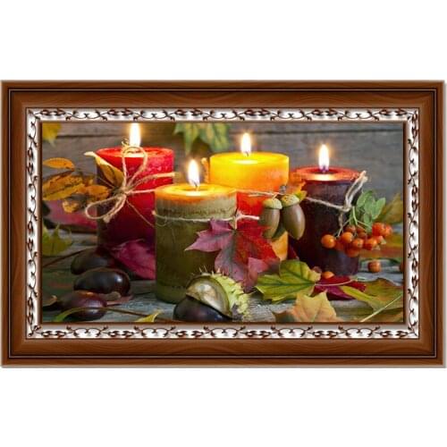 Diamond Embroidery Diy Diamond Painting Cross Stitch Kits Diamond Mosaic Candles Full Square Diamond Embroidery ES001