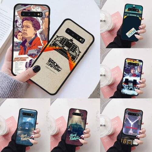 Back to Future DeLorean Time Machine Phone Case For Samsung S6 S7 edge S8 S9 S10 e plus A10 A50 A70 note8 J7 2017