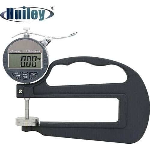 Digital Thickness Gauge 30 mm Large Size Alloy Measuring Surface Micrometer Percentage for Leather Sponge Caliper Gauge