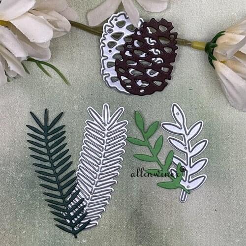 Nut leaf decoration Metal Cutting Dies Stencils Die Cut for DIY Scrapbooking Album Paper Card Embossing