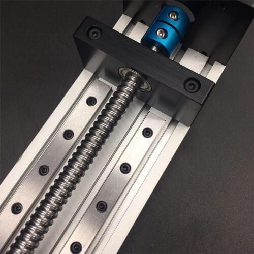 ECBX 1204 Double Track Precision Ball Screw Linear Guide Slide Module Linear Cross Installation