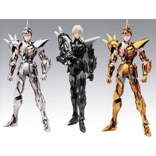 Jmodel Saint Seiya EX Asgard Alpha Dubhe Siegfried Jakiro Gold / Silver Version PVC Action Figure Metal Armor Model Toys