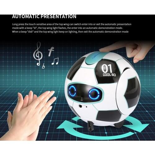 Intelligent RC Robot Toy Childrens Remote Control Soccer Robots With Sound Action Figure Ball Robo Kid Toys for Children Boys