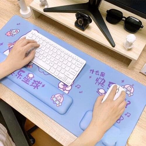 Wrist support mouse pad thickened three-dimensional hand rest memory foam silicone integrated computer desktop pad