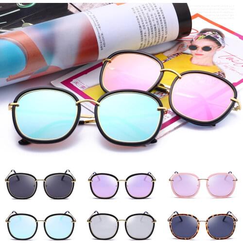 New Fashion Sunglasses Women Brand Designer Oval Eyeglasses Mirror Gafas Plastic Frame UV400 Lens Vintage Eyewear for Men