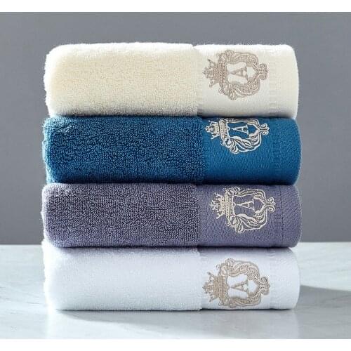 Soft Absorbent Washcloth Household Travel Gym 1PC High Quality 100% Cotton Family Face Towel Pure Cotton Bath Towel