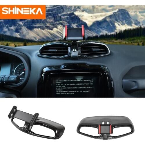 Interior Mouldings For Jeep Renegade Car Center Console Vent Panel Stickers Tablet Phone Holder Stand For Jeep Renegade 2015