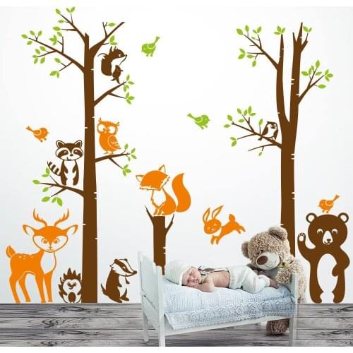 Wall sticker Forest 3-measures 170x160-wall decoration, wall stickers, wall paper